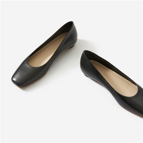 m&s black flat shoes.